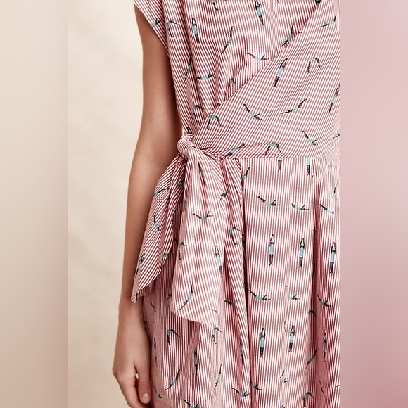 Anthropologie Maeve Bathing Beauty Midi Dress | Size 8 - Picture 3 of 5